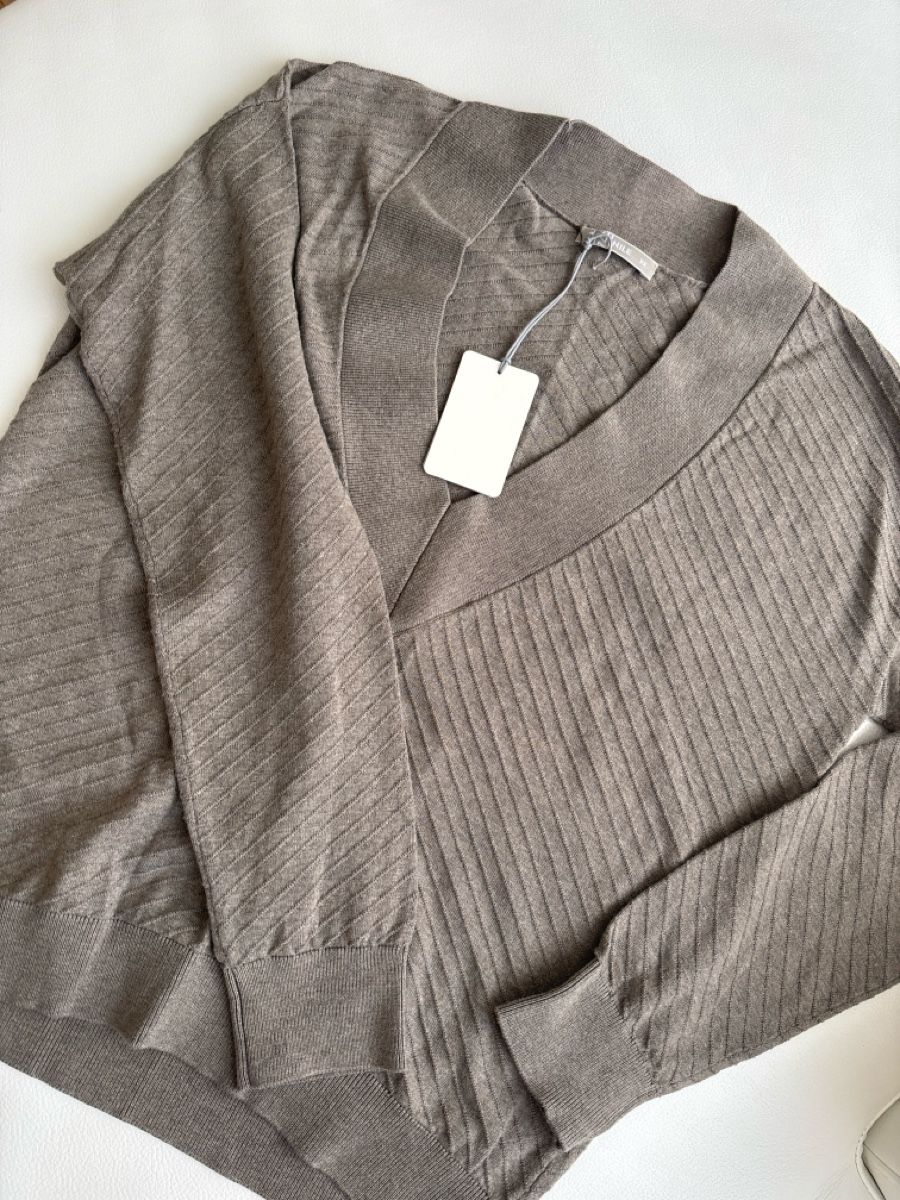 Nile Maglioni & Felpe: Nile Strickpullover XS, V-Ausschnitt, Baumwolle/Seide. Top! – Nuovo (secondo la descrizione) da Nebikon venduto da Draga25 5