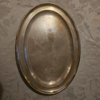 Plateau ovale Mappin & Webb - Argent plaqué - 36 cm