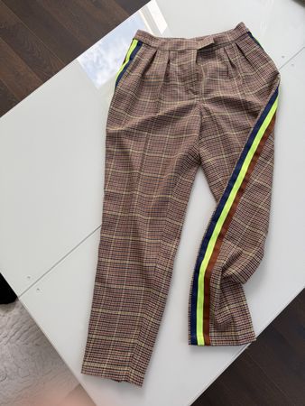 TWINSET Hose Karomuster mit Streifen Grösse M guter Zustand