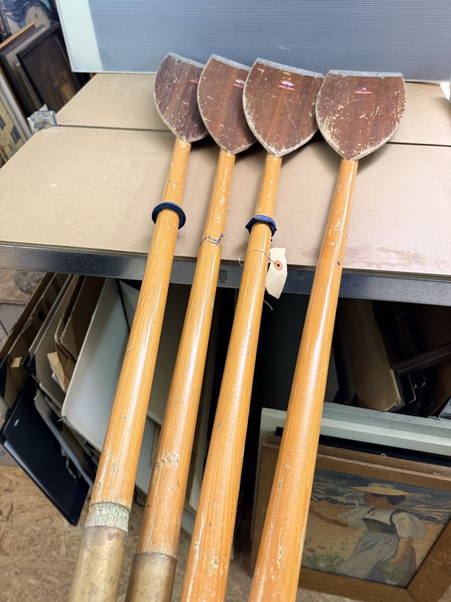 Bateaux pneumatiques & canoës: Vintage Holzpaddel – D'occasion à Solothurn par NUVICO 4