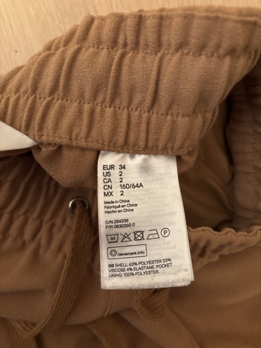 H&M Pantaloni: Brown H&M trousers – Usato da Zürich venduto da tat_nl9q 2