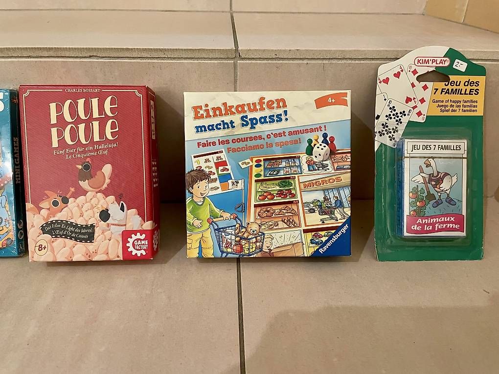 Giochi: Petits jeux de société pour enfants – Usato da Corcelles-pres-Concise venduto da Dilem 2