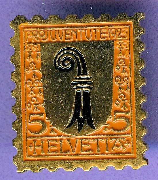 Placchette & Badge: PTT  Pro Juventute 1923  BASEL STADT – Usato da Winterthur venduto da Sammleroase