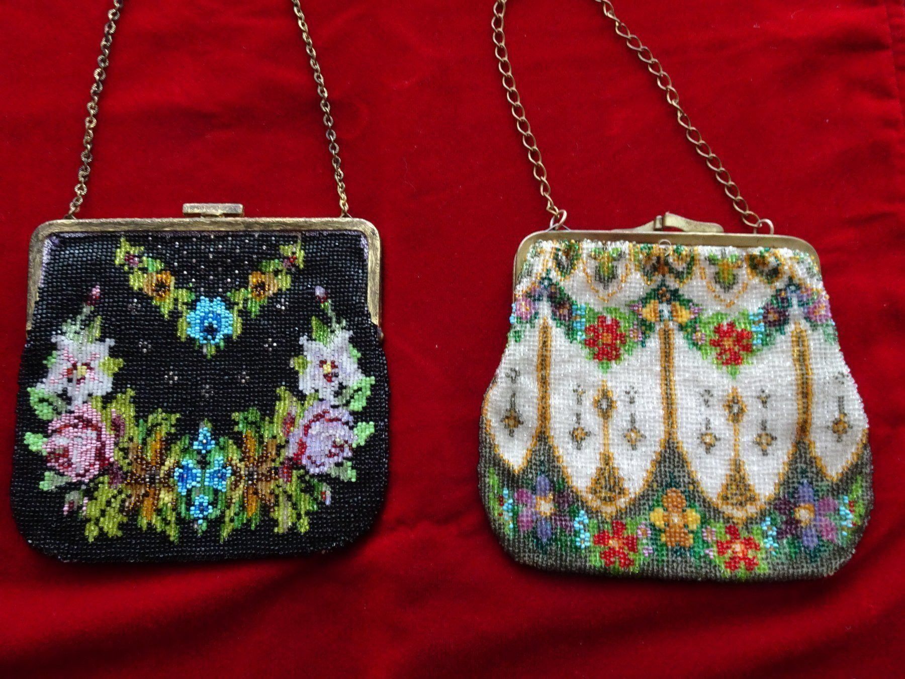 Taschen für Damen: 4 antike Perlenbeutel / Perlentäschli um 1900 – Gebraucht aus Vitznau von Mina60 7