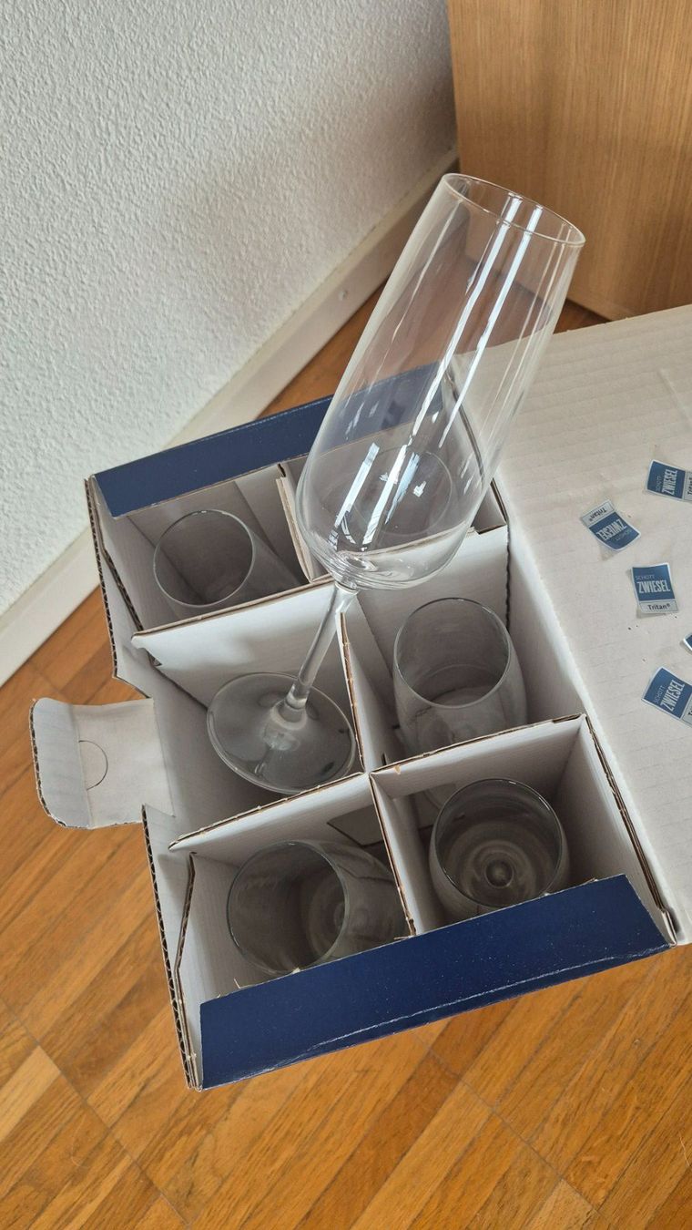 Schott Bicchieri: Schott Zweisel Sektgläser – Nuovo e nell'imballaggio originale da Zürich venduto da cha_l75r 1