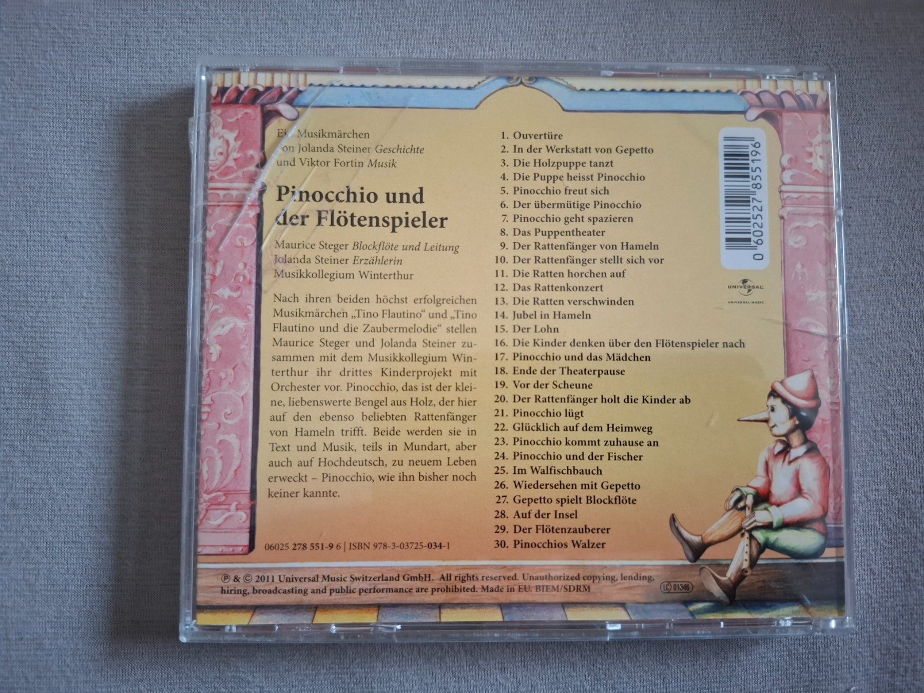 CD: Pinocchio und der Flötenspieler - CD – Usato da Wängi venduto da rah_j_ 1