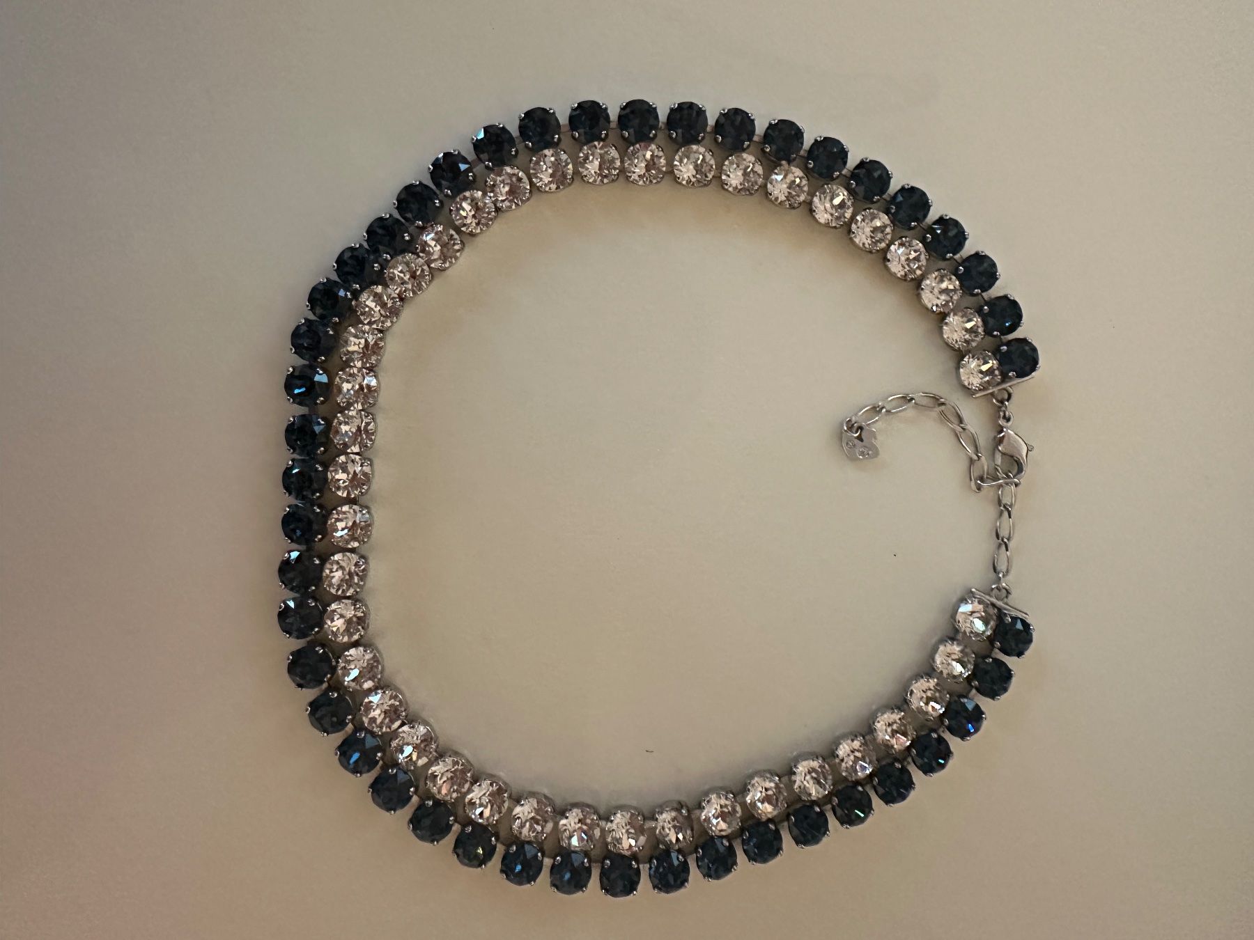 Swarovski Catenine: Original Swarovski Tennis Halskette – Nuovo (secondo la descrizione) da Ottenbach venduto da van_bd9n 1
