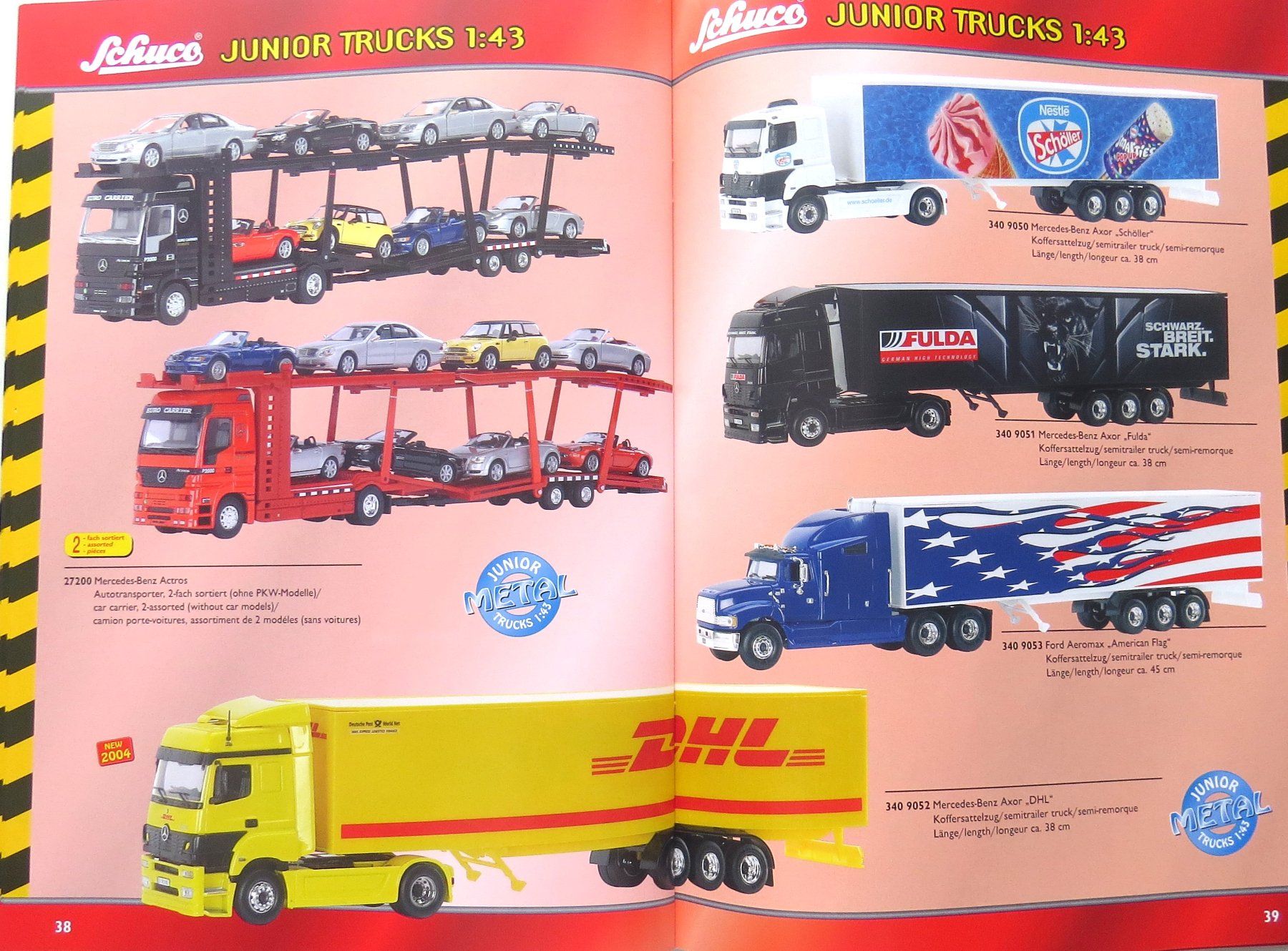 Schuco Modellini d'auto: Schuco Junior Katalog von 2004 – Nuovo (secondo la descrizione) da Ettingen venduto da campione_1 7