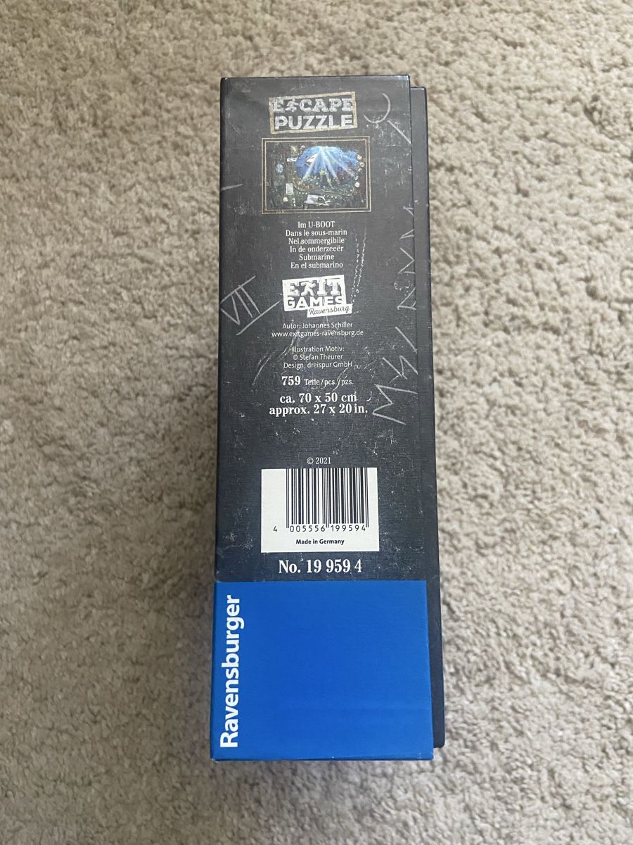Ravensburger Puzzles: Escape / Exit Puzzle Im U-Boot  – Gebraucht aus St.Gallen von Arc9 1