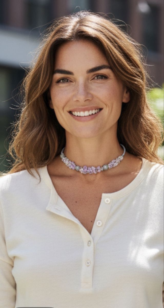 Catenine: Choker mit Lavendel Amethyst und Labrador  – Nuovo e nell'imballaggio originale da Kriens venduto da Hortensie6 5