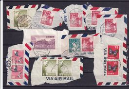 Japan: Lot Briefmarken gestempelt