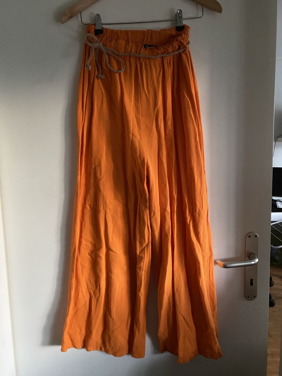 Pantaloni: Pantalon léger orange/Orange light trouser, S  – Usato da Versoix venduto da jas_cn5n