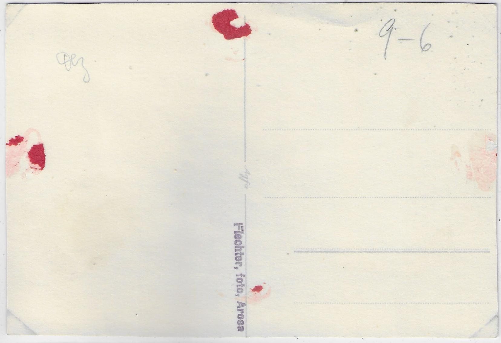 Cartoline postali: Kirchlein von Inner-Arosa im Winter – Usato da Ettingen venduto da Kartenplanet 1