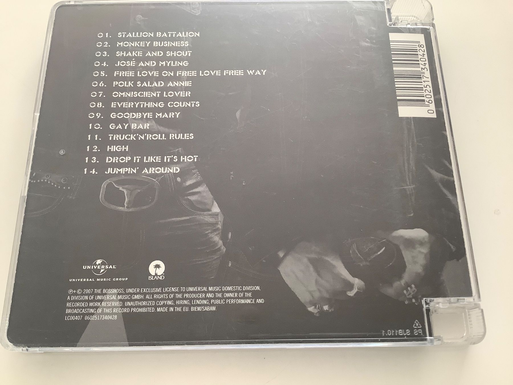 CD: The BossHoss / Stallion Battalion / 2007 – Usato da Dübendorf venduto da Shreck 1