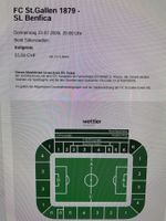 FCSG - Benfica Lissabon Europa League, 2 Sitzplätze
