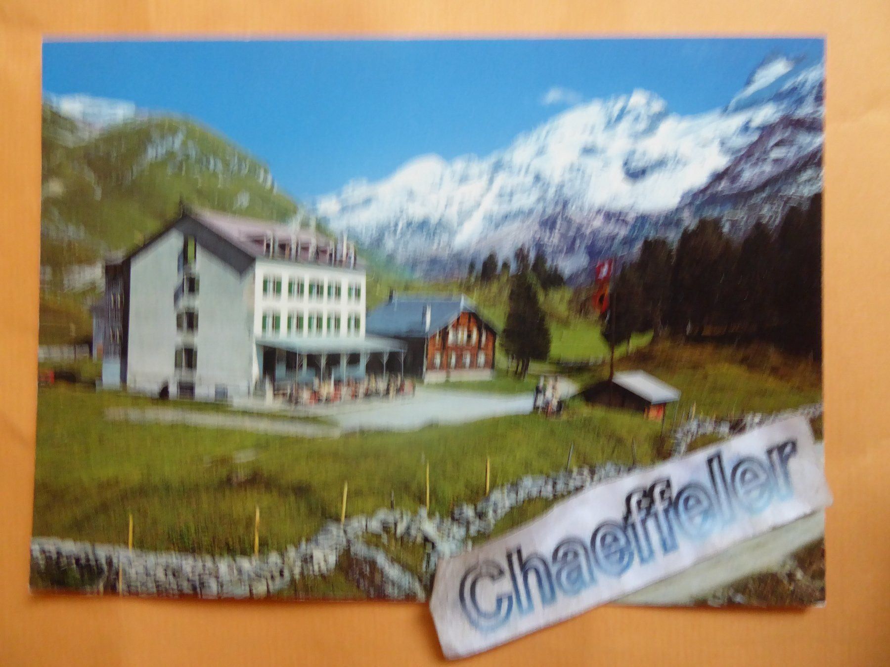 Cartoline postali: Hotel Engstlenalp, Titlis, Reissend - Nollen – Usato da Zürich venduto da Chaeffeler