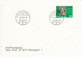 Eröffnungstag neue Post in Reussbühl 1990
