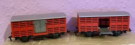 Lot de 2 Wagons de train électrique , Bon état