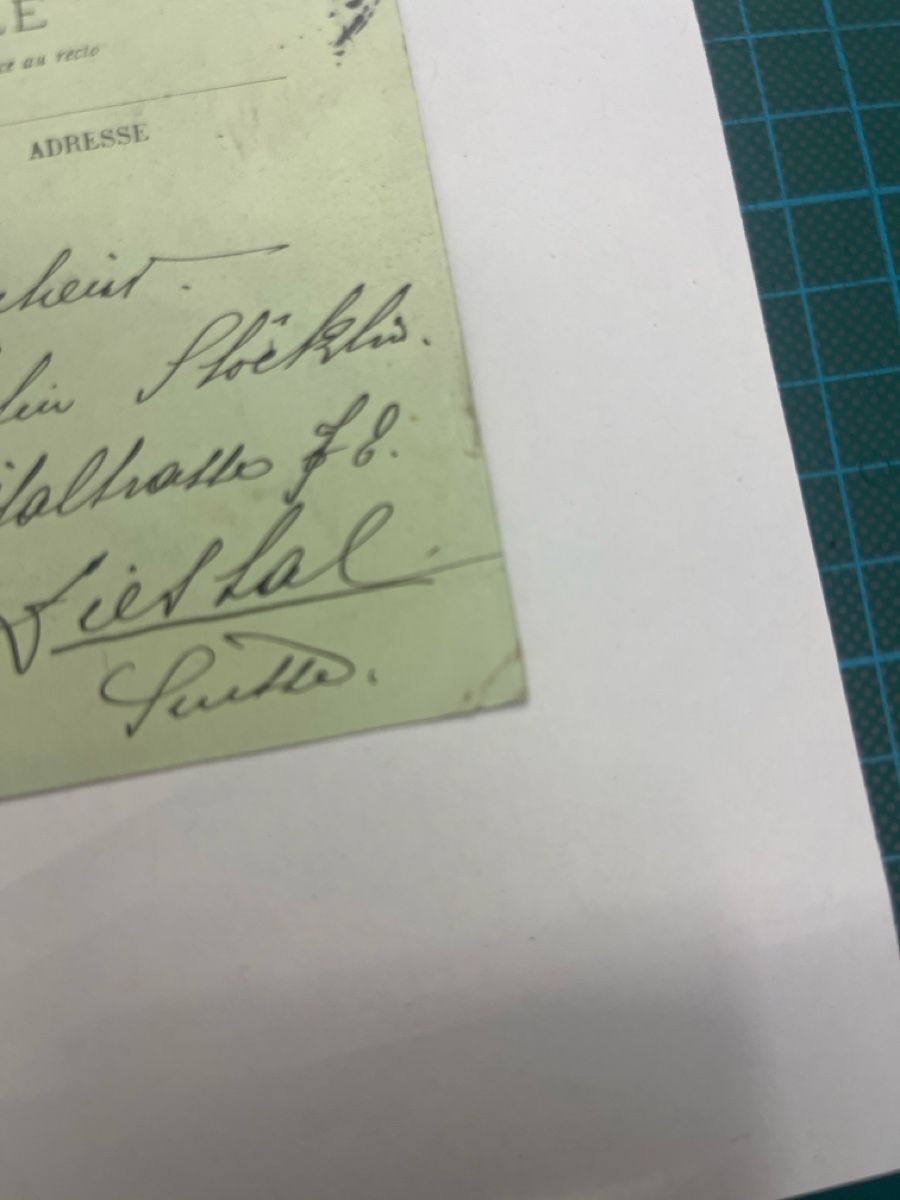Cartoline postali: Historische Ansichtskarte aus Paris, Frankreich, 1908 – Usato da Muttenz venduto da Totkel 2