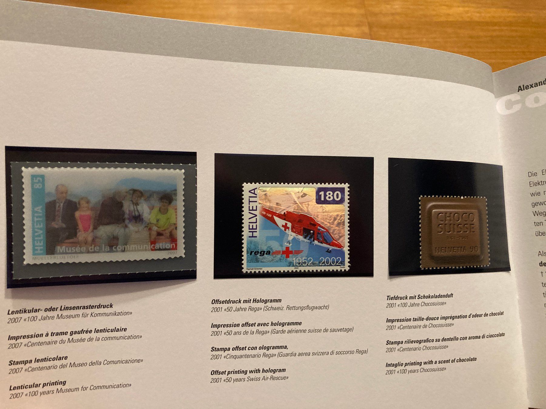 Tutti i francobolli: Briefmarken Schweiz 8 x Souvenir – Usato da Langendorf venduto da studi27 5