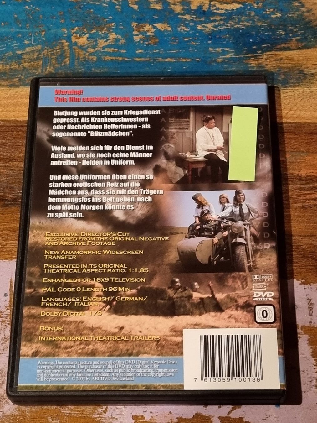 Tutti i DVDs: Eine Armee Gretchen, DVD Erotik – Usato da Winterthur venduto da Belzarek 1