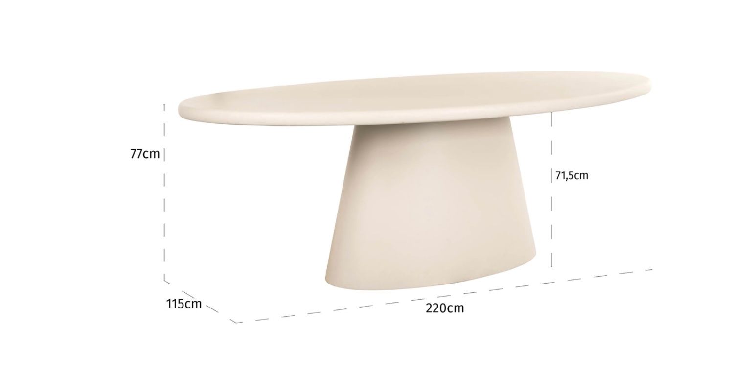 Tavoli: RICHMOND INTERIORS*Dining table Clayton beige – Nuovo e nell'imballaggio originale da Ruswil venduto da Miami-2026 3