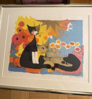 Lithographie de chats par Rosina Wachtmeister no 94/250