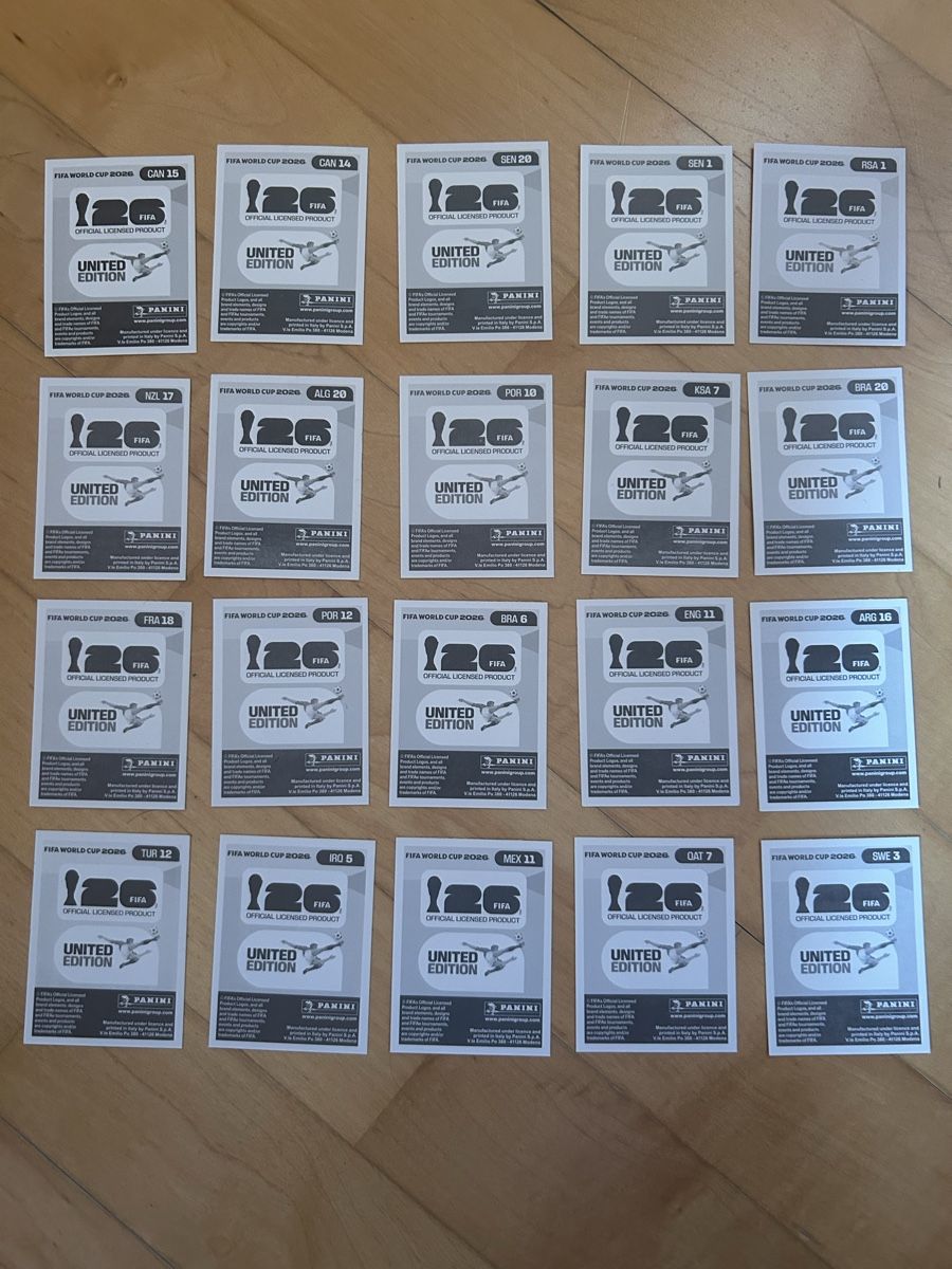 Panini Sammelbilder & Trading cards: Panini 2026 - Auswahl – Neu (gemäss Beschreibung) aus Pany von Colin_Carl_32 1