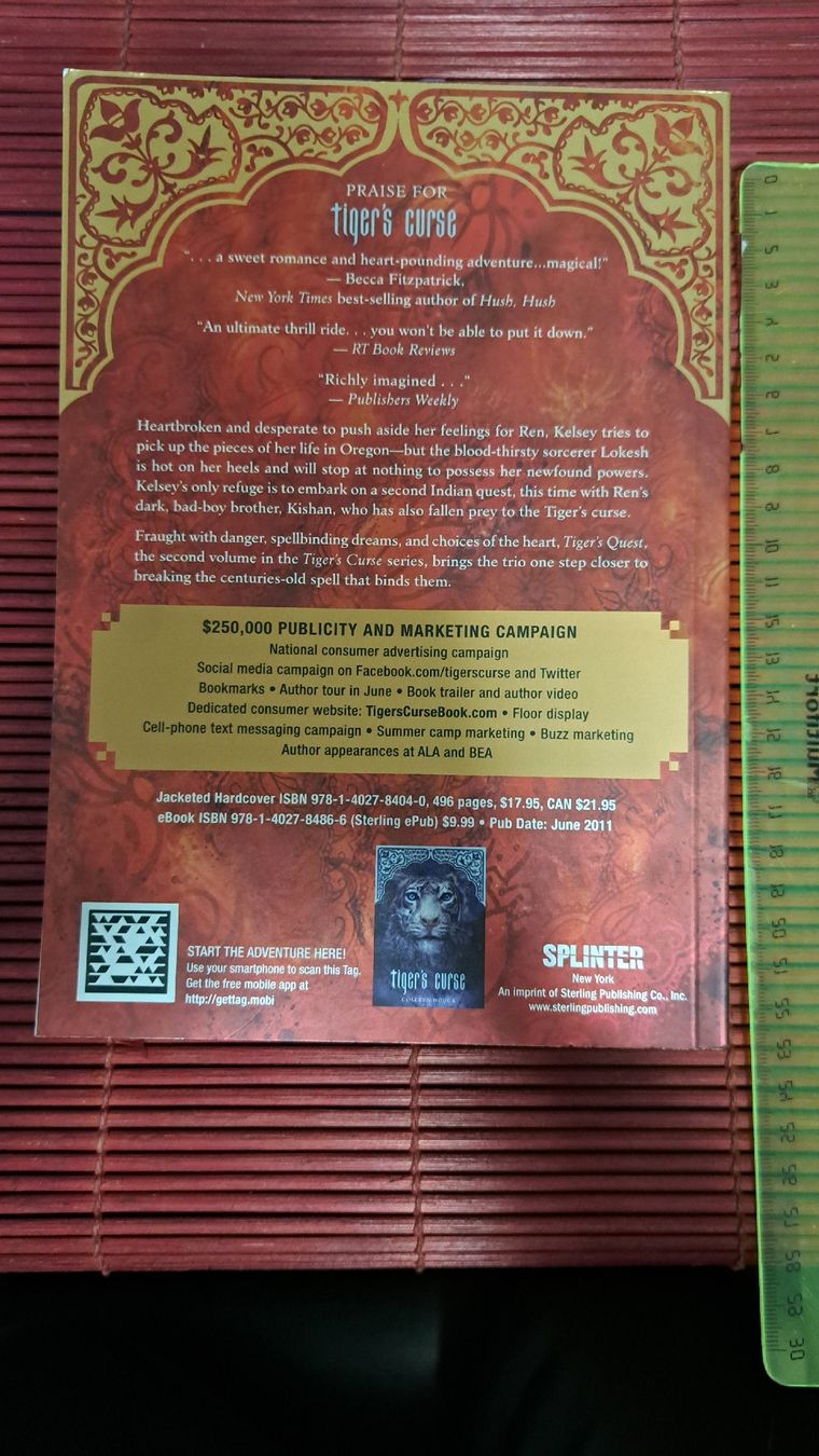 Libri: Tiger's Quest ARC, rare – Nuovo (secondo la descrizione) da Waltenschwil venduto da Catlady 1