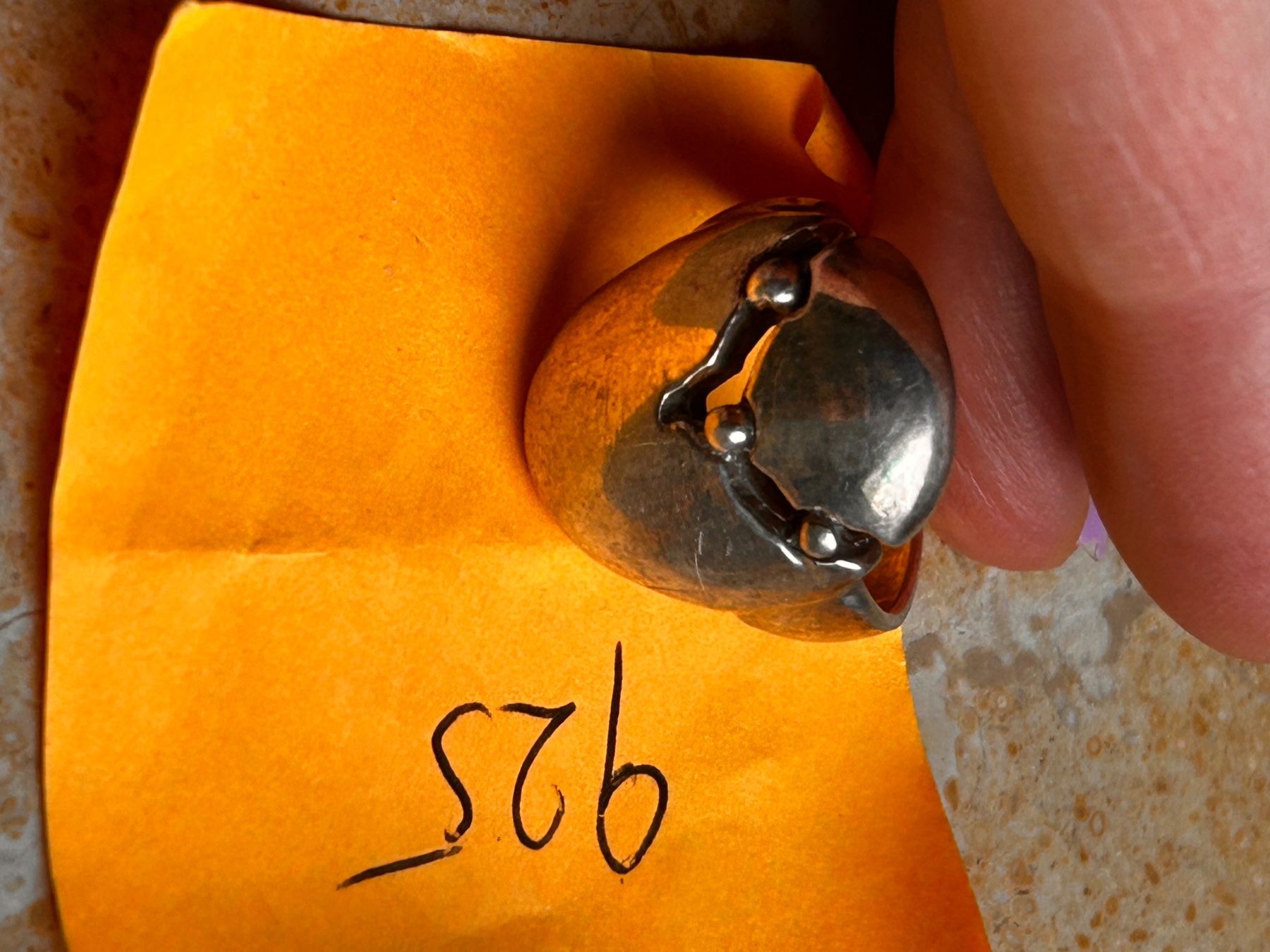 Anelli: Silber Ring EGG DESIGNER (Grösse 58) – Usato da Dittingen venduto da Bellevista 4