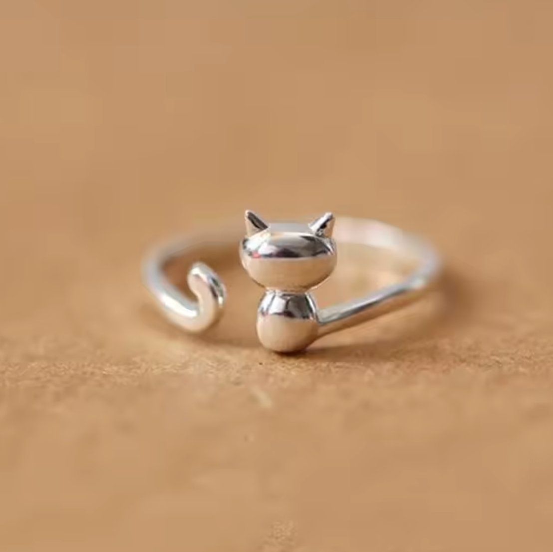 Anelli: Katzen Ring Verstellbar – Nuovo e nell'imballaggio originale da Eschenbach SG venduto da ...-