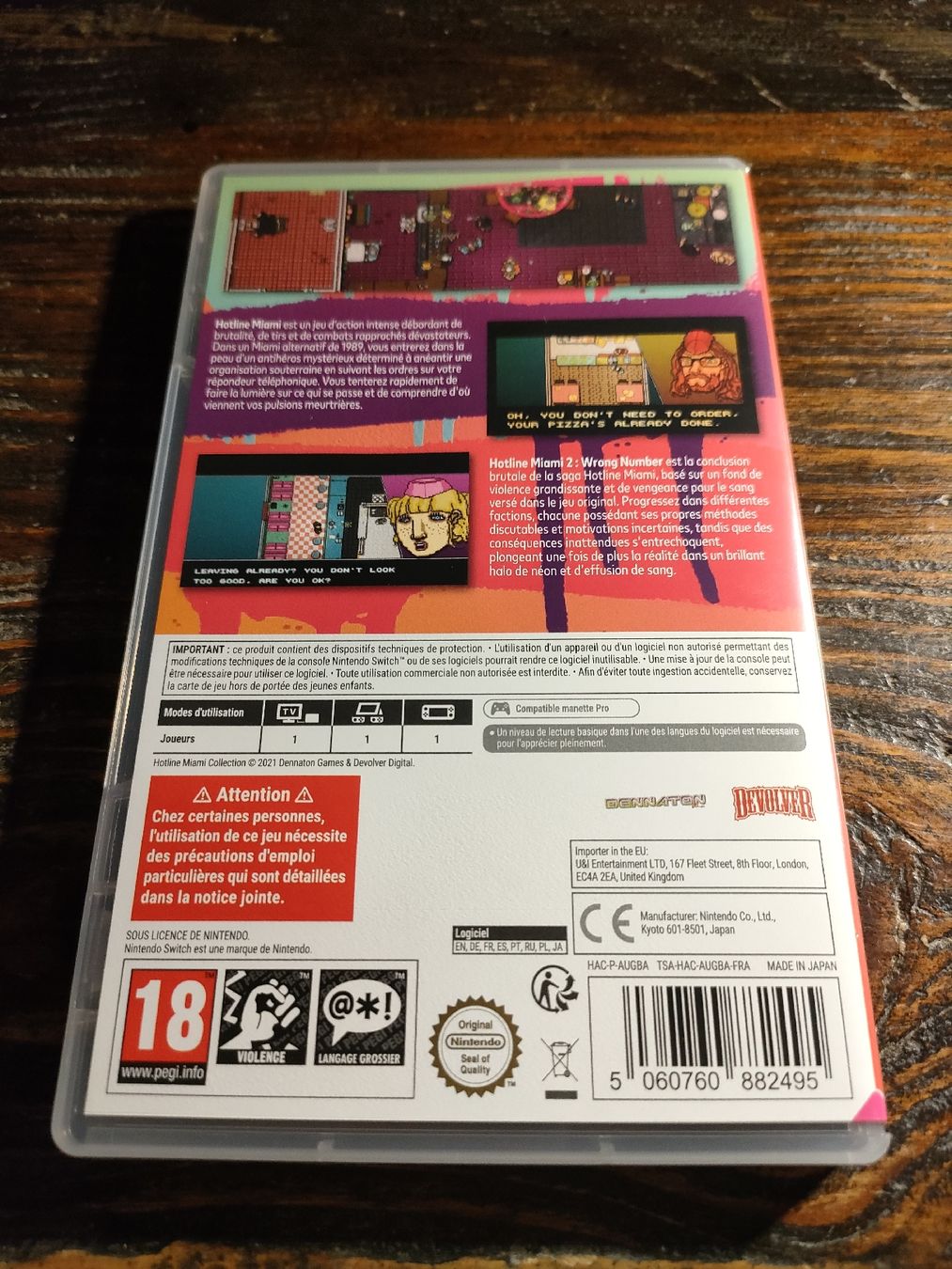 Nintendo Giochi: Hotline Miami Collection sur Switch – Usato da La Chaux-de-Fonds venduto da nwa_w9zt 1