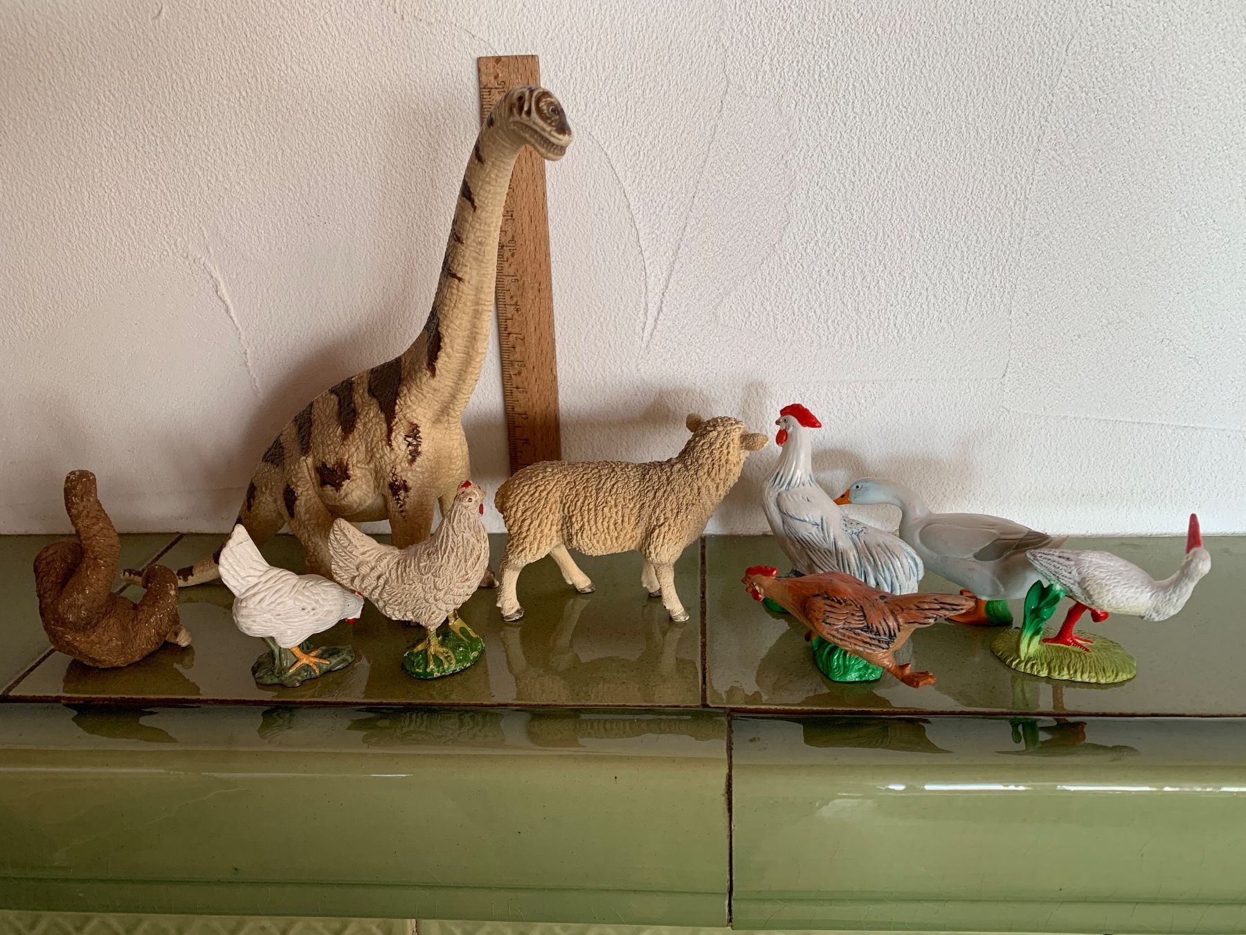 Schleich Statuette: Schleich Tiere, Set 9 Stk. – Usato da Egg b. Zürich venduto da ohtannenbaum 1