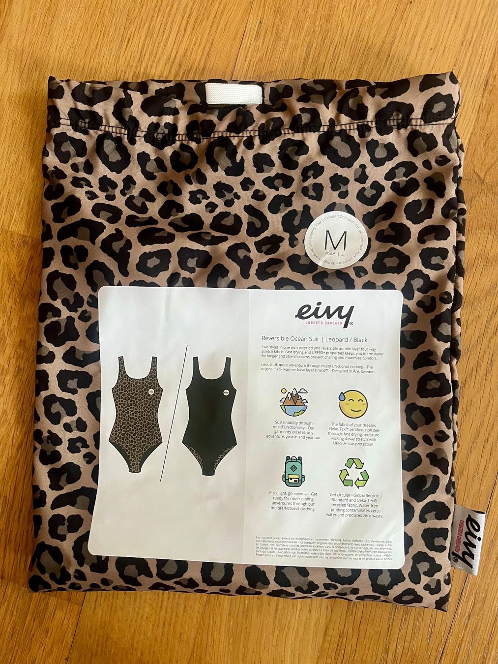 Badekleider & Bikinis: NEU: Eivy Reversible Badekleid - Leopard / Black Grösse M – Neu und originalverpackt aus Rhäzüns von duudii 3