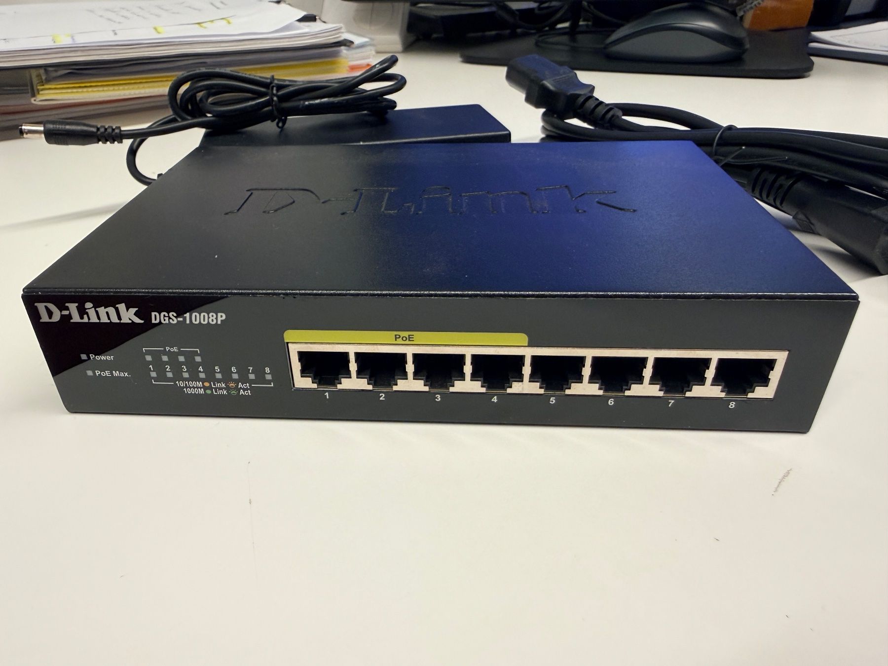 Dlink Hub & Switch: D-Link Switch POE - DGS 1008P – Usato da Solduno venduto da Kenny_G