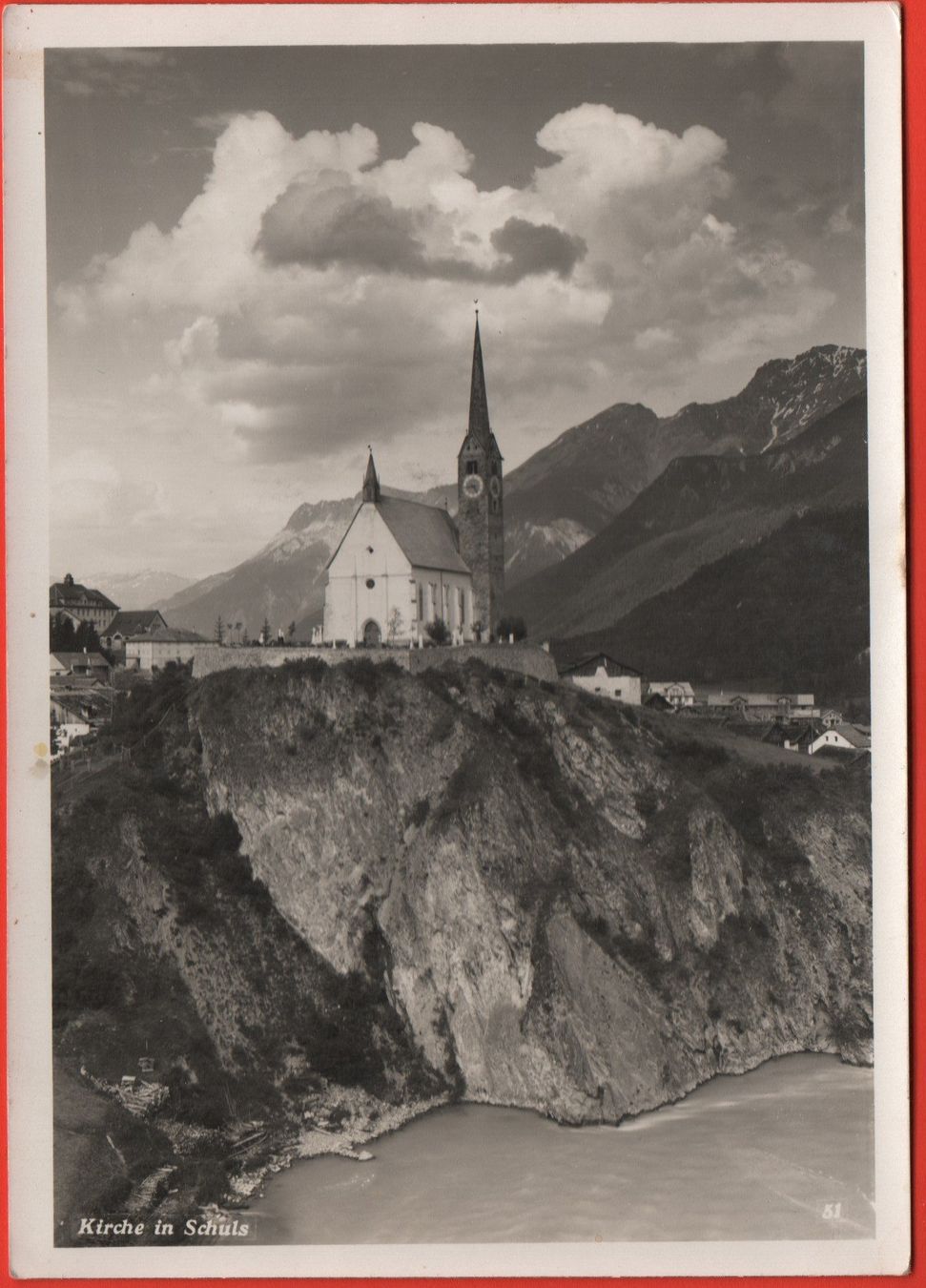 Ansichtskarten: Kirche in SCHULS – Gebraucht aus Jona von philajona