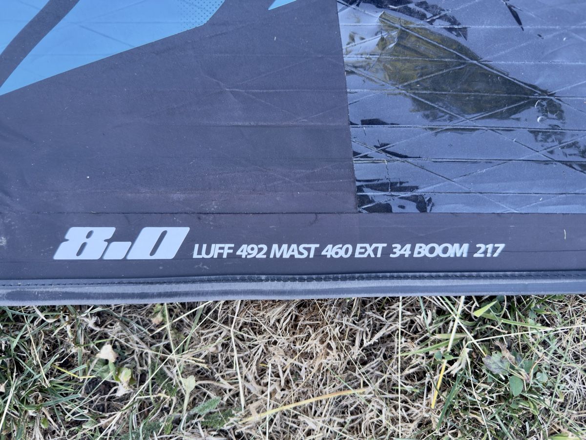 Surf: Point7 Segel ACX 8.0  – D'occasion à Biessenhofen par waltermaarse 1