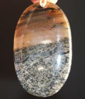 Anhänger L-4540 – Dendriten Opal – ca. 45x28mm