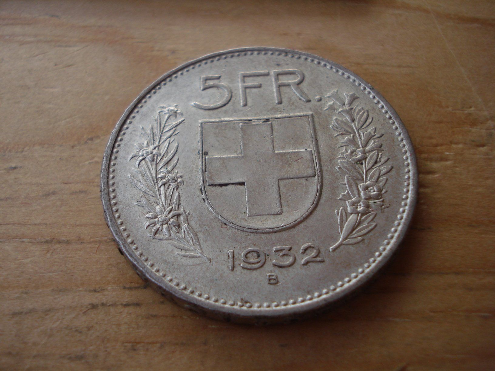 Tutti le monete: (D2) 5 Franken 1932 – Usato da Erlach venduto da Net-Coins