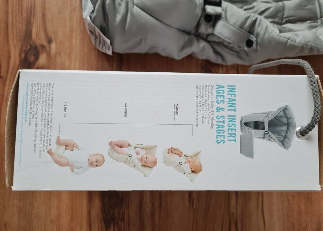 Ergo Baby Marsupi portabebè: Ergobaby Newborn Einsatz Grau – Nuovo e nell'imballaggio originale da Wetzikon ZH venduto da mar_5xmy 1