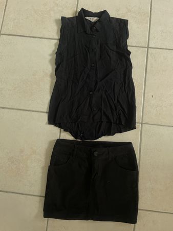 Schwarzes H&M Sommerset Gr.140👧🏻