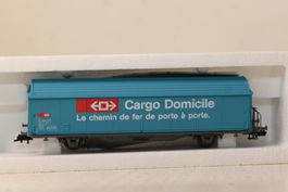 Güterwagen SBB Cargo Domicile Hbills-vy Roco HO/DC mit OVP