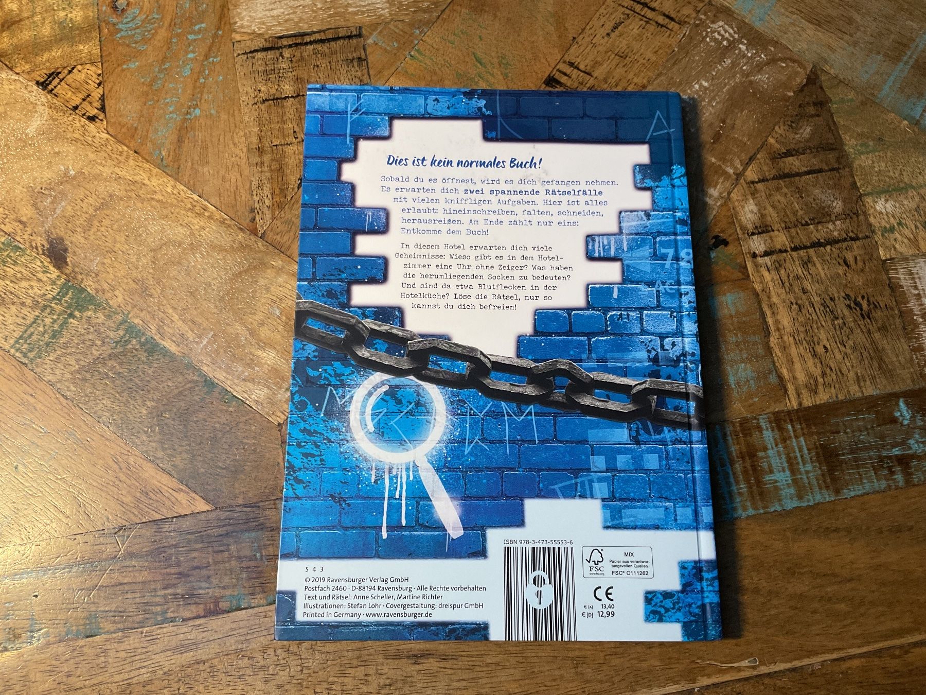 Libri: Ravensburger Exit Room Rätsel: Gefangen im Hotel – Nuovo (secondo la descrizione) da Bachenbülach venduto da Sybeco 1