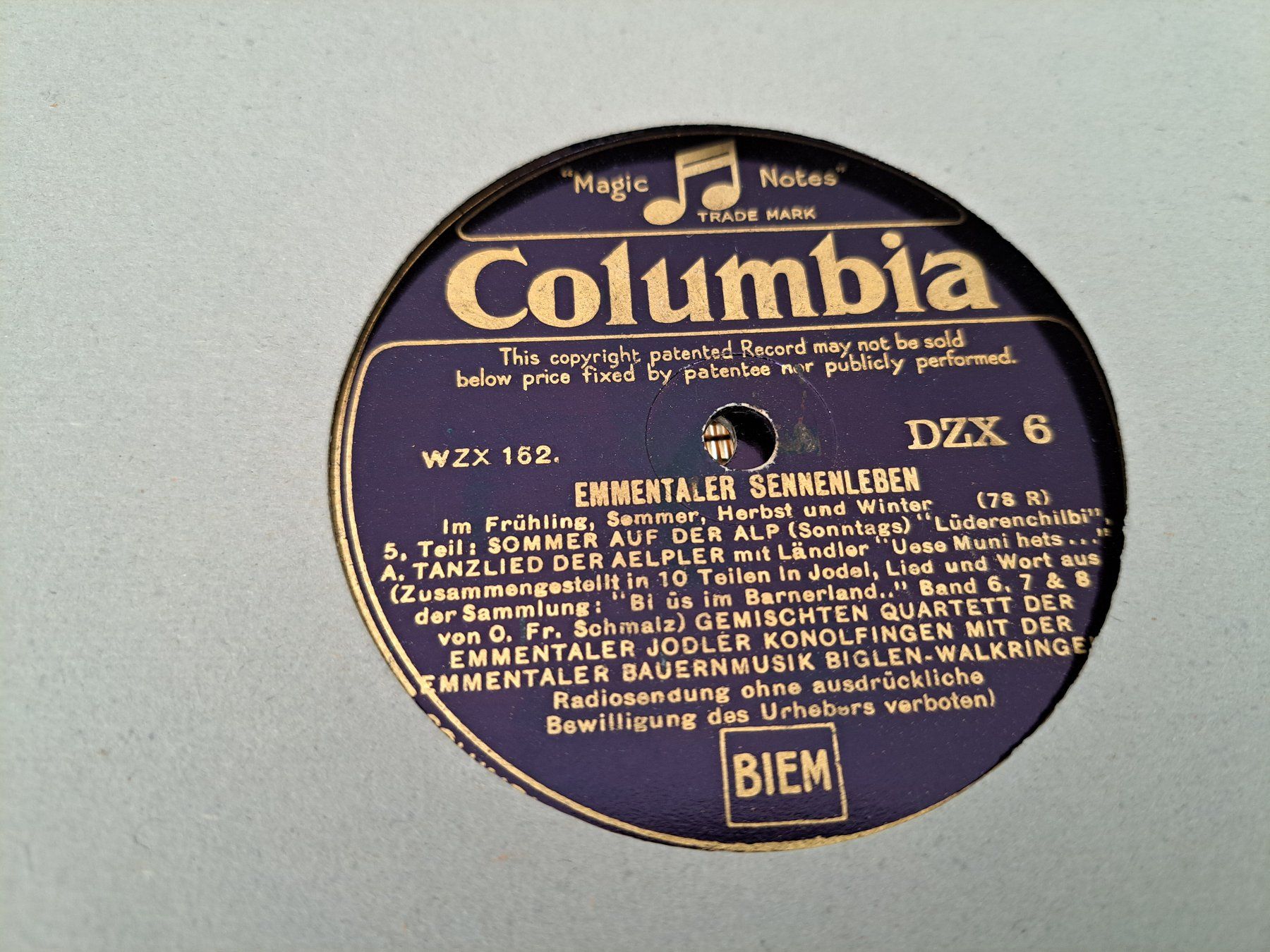 Dischi in vinile: Emmentaler Sennenleben, Teil 1-8, 4 Schellack-Platten – Usato da Zürich venduto da ad_leones 5