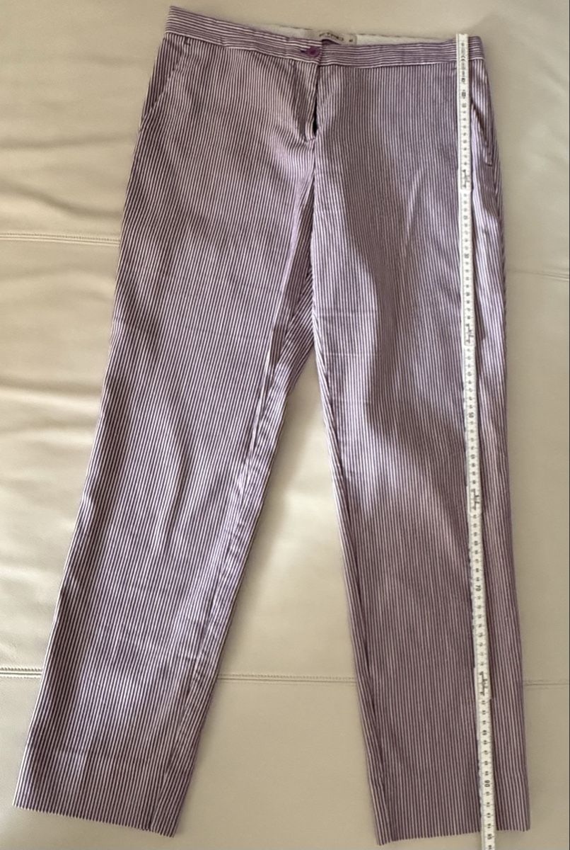 Etro Pantaloni: Etro Hose, lila gestreift  – Nuovo (secondo la descrizione) da Gümligen venduto da hookedonsales 4