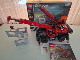 LEGO Technic 42082 - Kranwagen (Zus.gebaut, OVP & Anleitung)