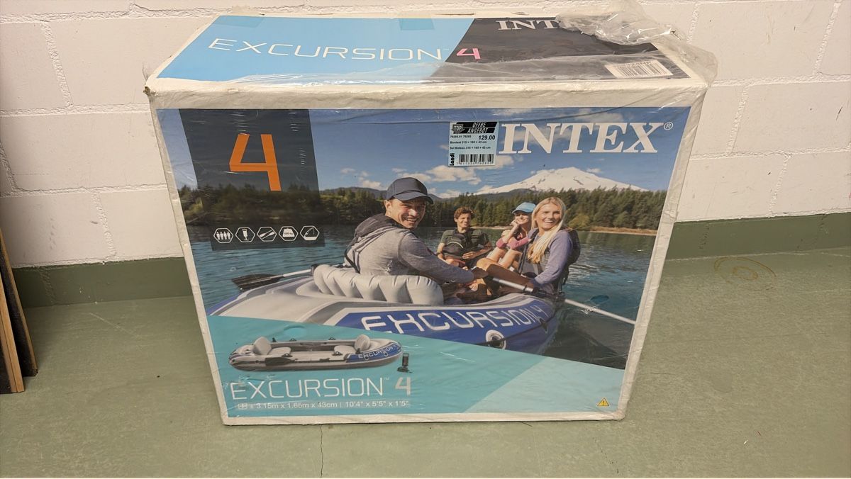 Boote: INTEX EXCURSION 4 Boot Neu – Neu und originalverpackt aus Lätti von Oskary