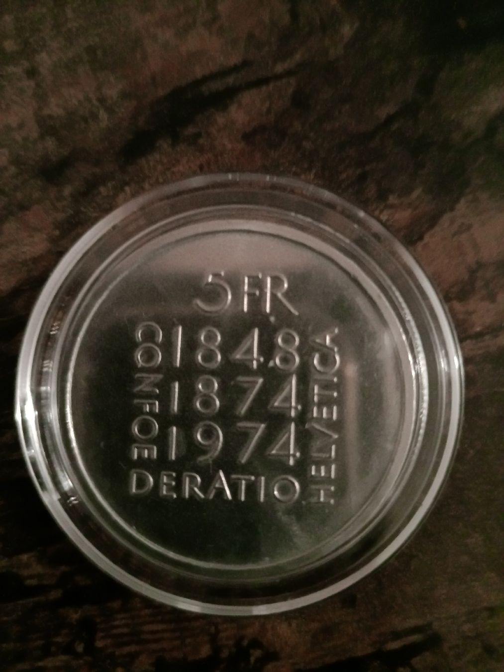 Tutti le monete: 5 Fr Confederation Helvetia – Usato da Neuhausen am Rheinfall venduto da GoldboX-8 1
