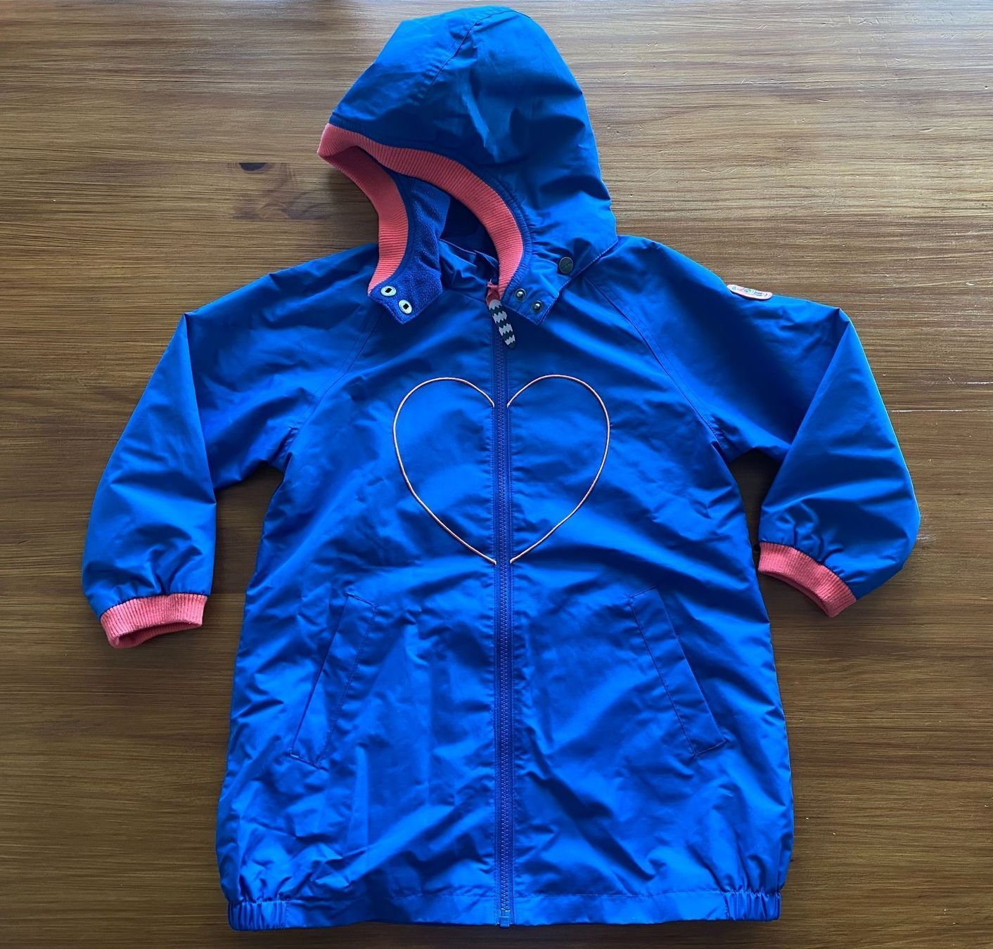 Racoon Giacche & Cappotti: Racoon Mädchen Jacke / blau-rosa / Grösse 122 – Usato da Urdorf venduto da Bets4