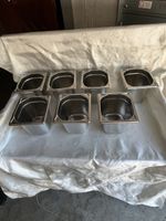 Blanco GN 1/6- 150 Behälter 7 Stk. Edelstahl gebraucht